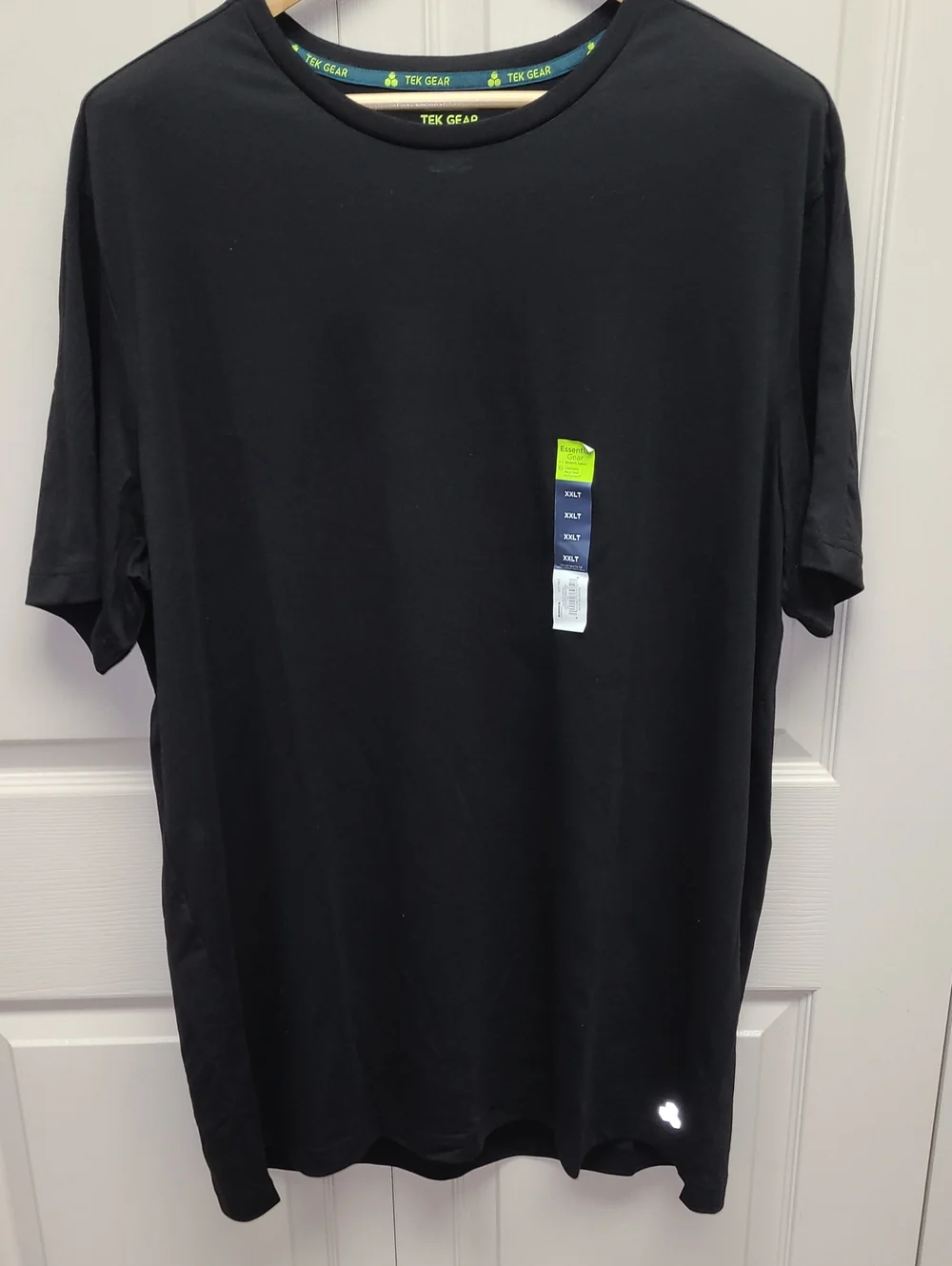 NWT Tek Gear Essential Gear Black Short Sleeve Performance Tee XXLT
